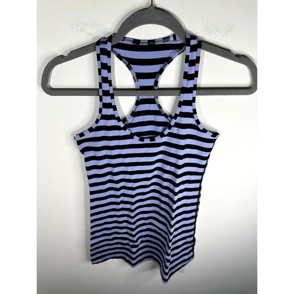 Lululemon Cool Racerback Size 6 Sea Stripe Polar Haze Black - Picture 4 of 11